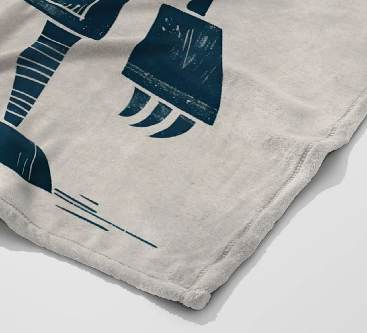 Boho Nursery 12 Robot coperta in pile da Boho Print Collection