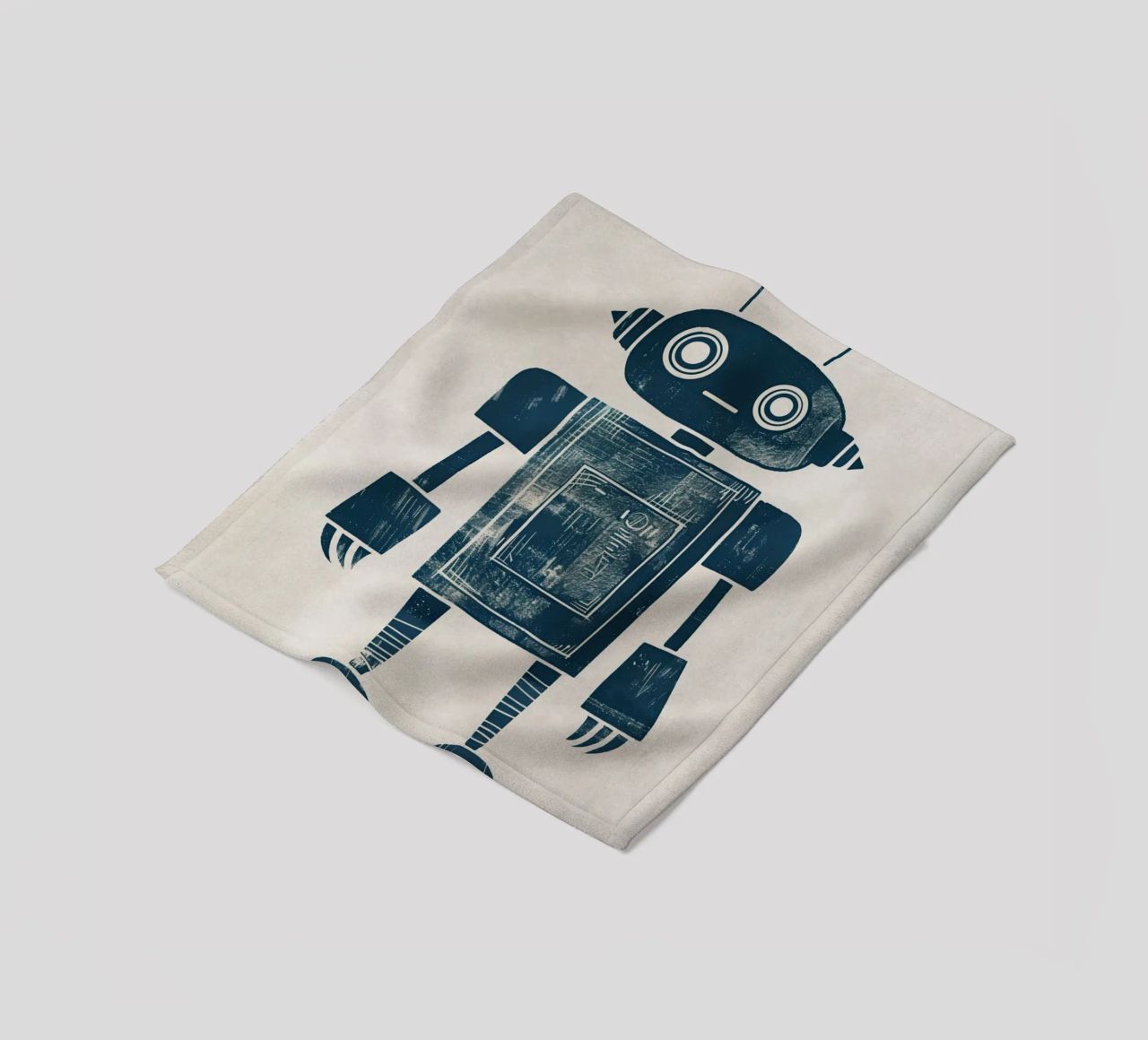 Boho Nursery 12 Robot coperta in pile da Boho Print Collection