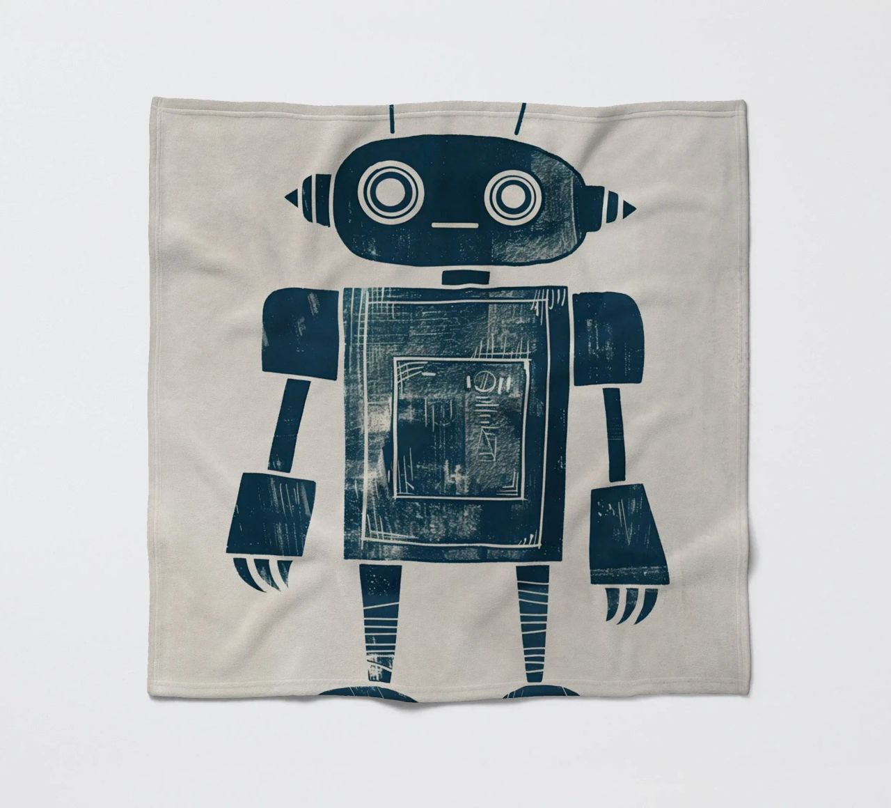 Boho Nursery 12 Robot coperta in pile da Boho Print Collection