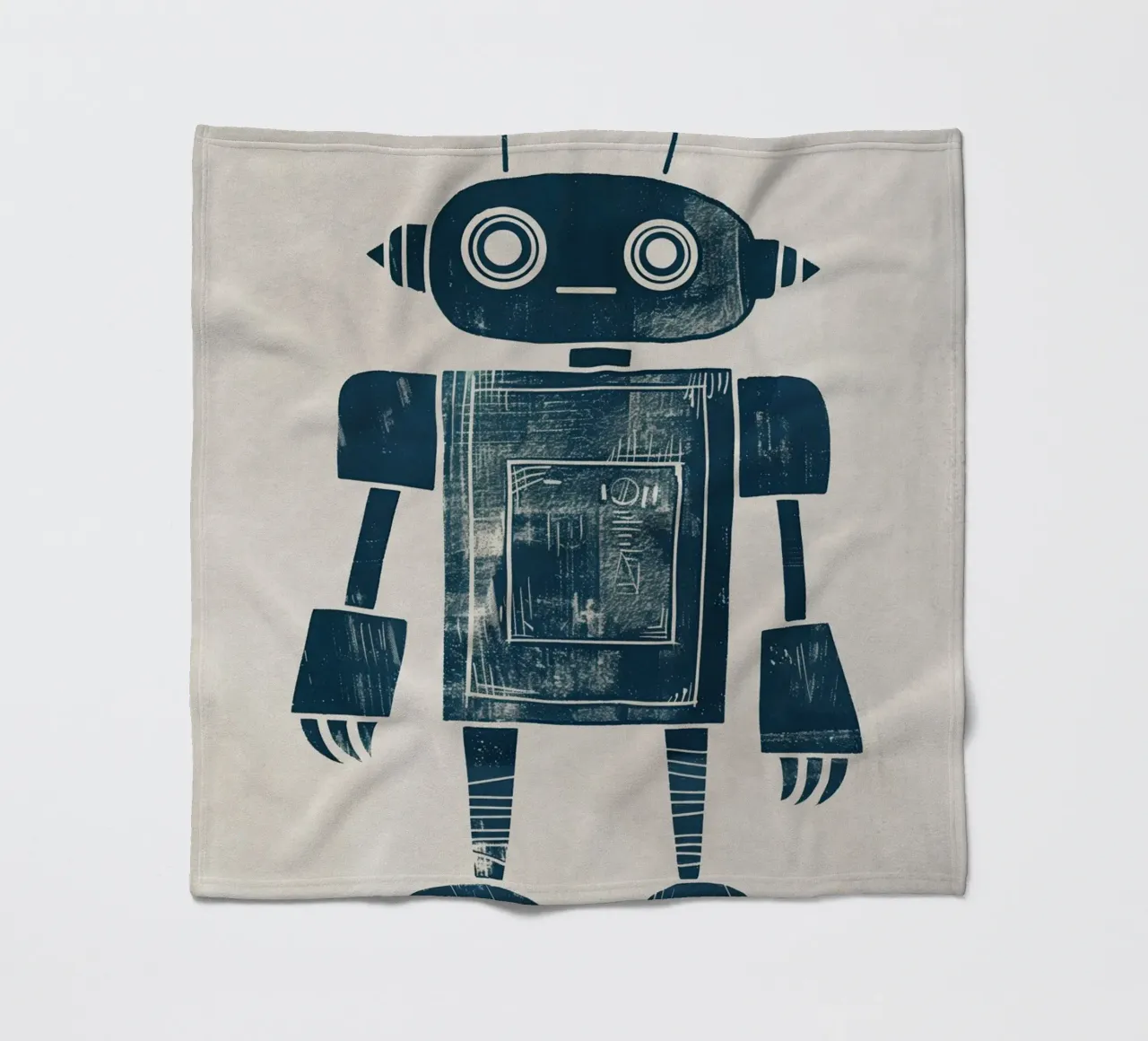 Boho Nursery 12 Robot coperta in pile da Boho Print Collection