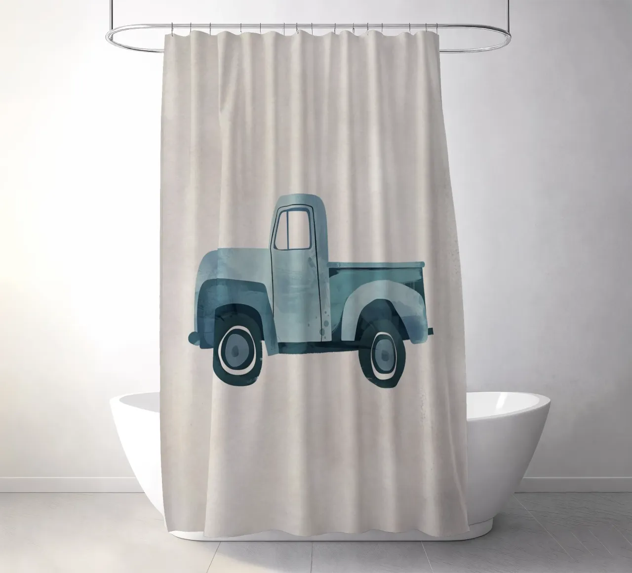 Boho Nursery 12 Truck tenda da doccia da Boho Print Collection