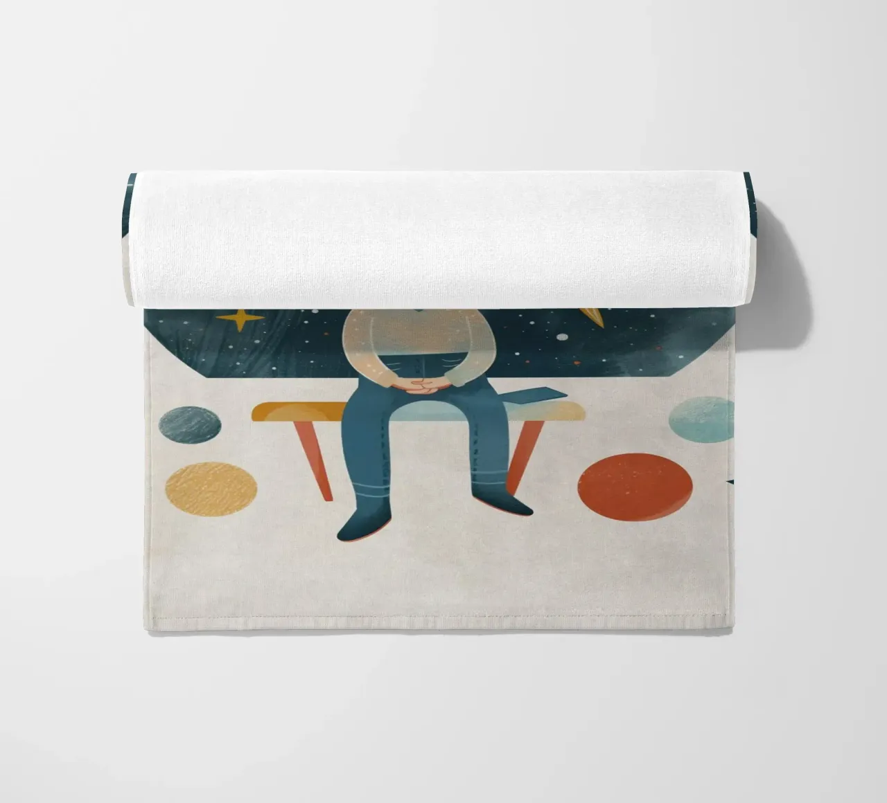 Boho Nursery 13 Astronomer telo mare da Boho Print Collection