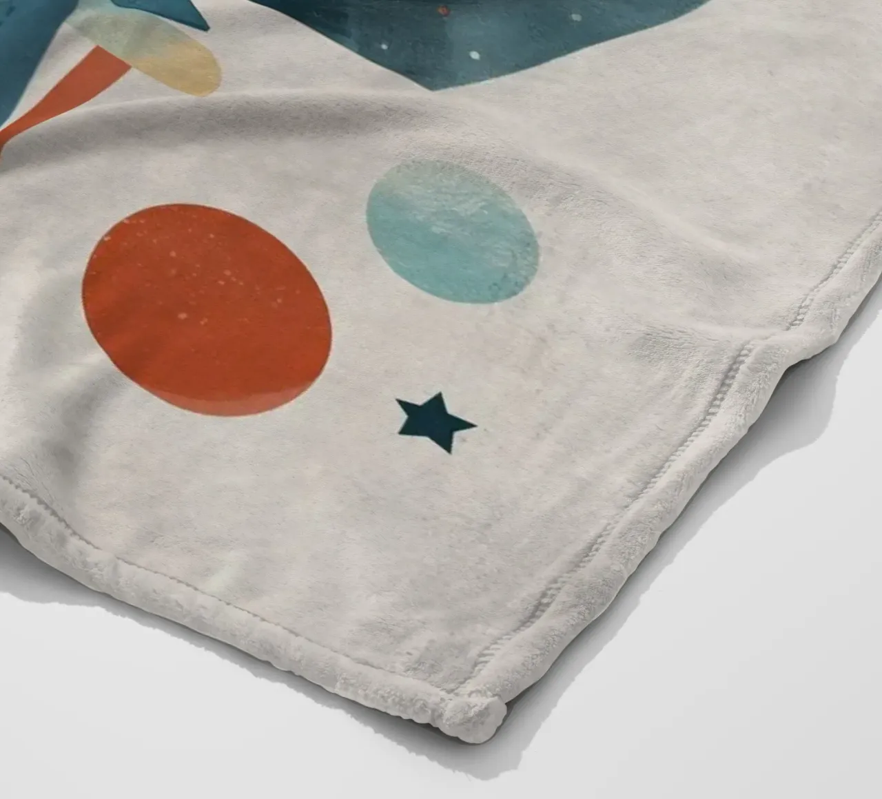 Boho Nursery 13 Astronomer coperta in pile da Boho Print Collection