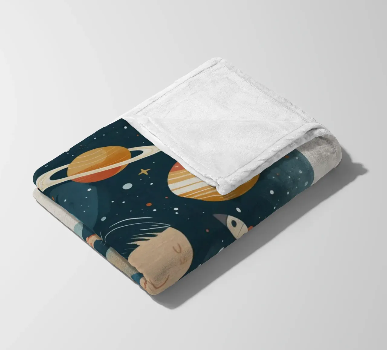 Boho Nursery 13 Astronomer coperta in pile da Boho Print Collection