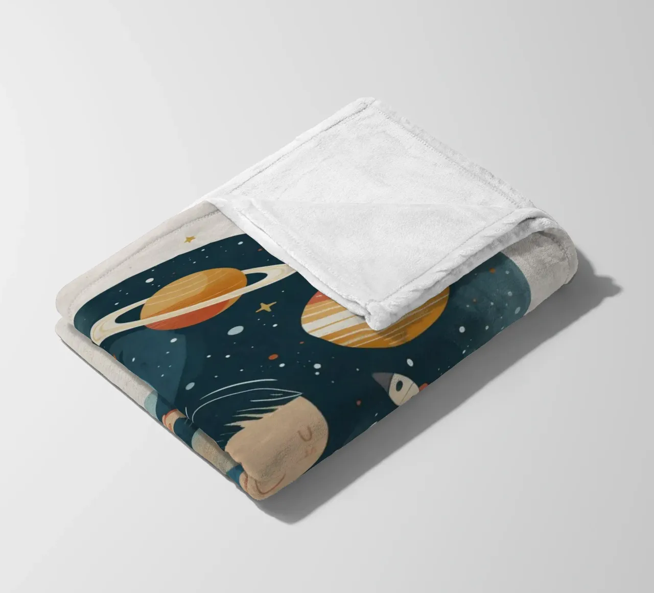 Boho Nursery 13 Astronomer coperta in pile da Boho Print Collection
