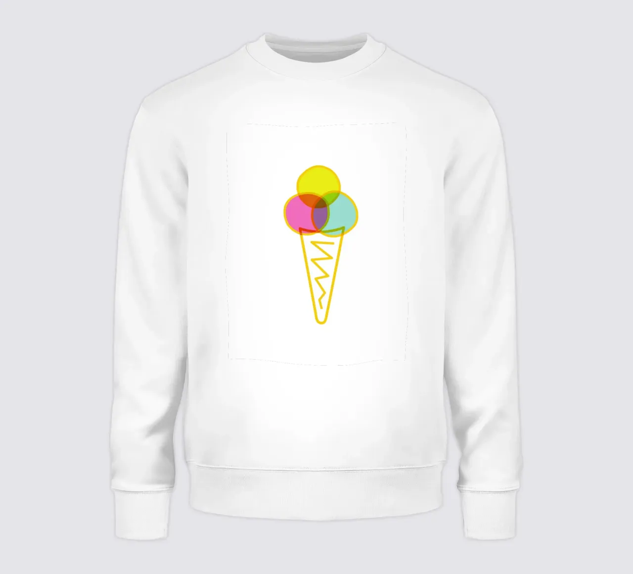 Eis in der Waffel felpa da Constanze Art Direction