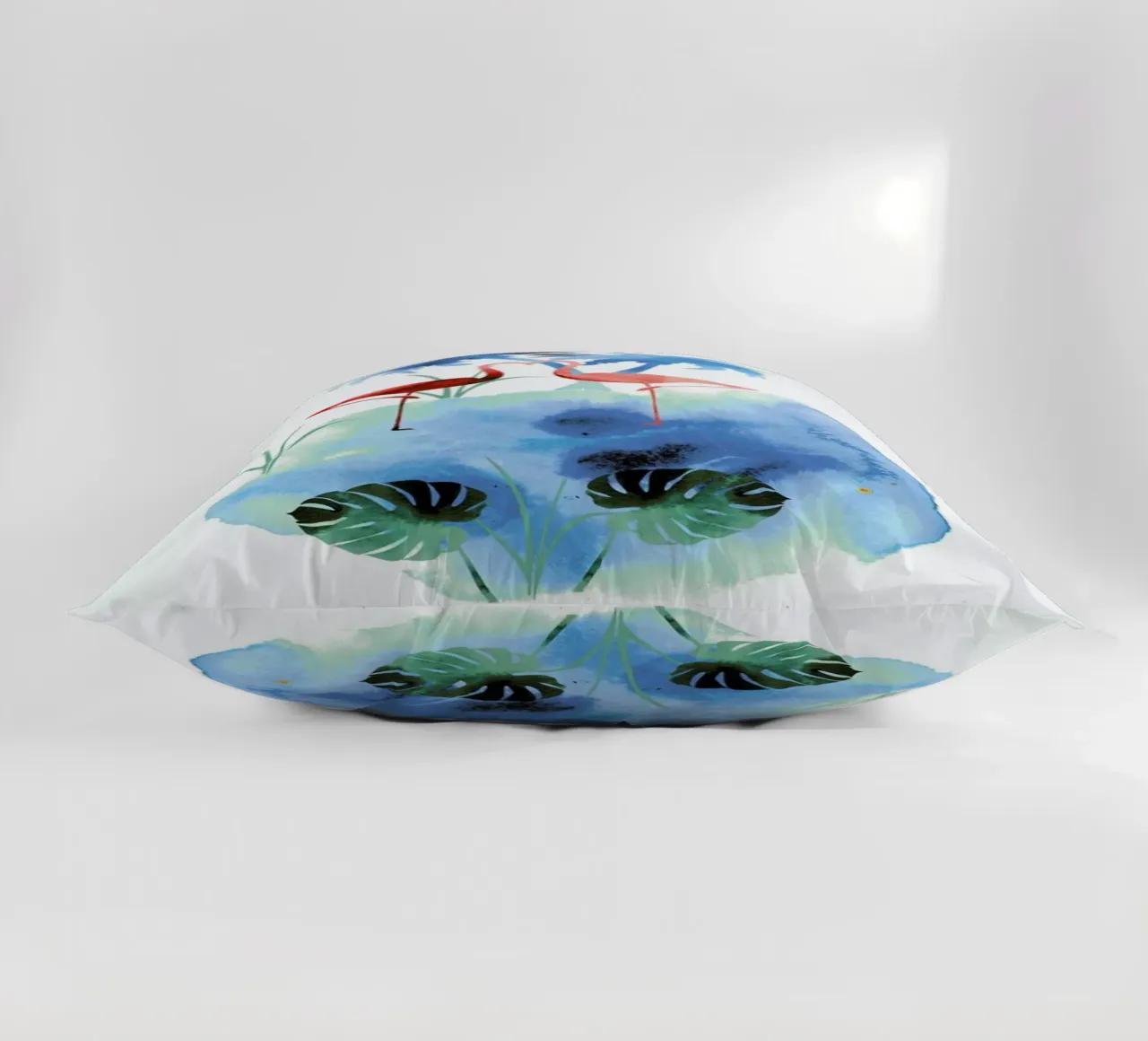 Flamingo Blues cuscino da XOXO Arte