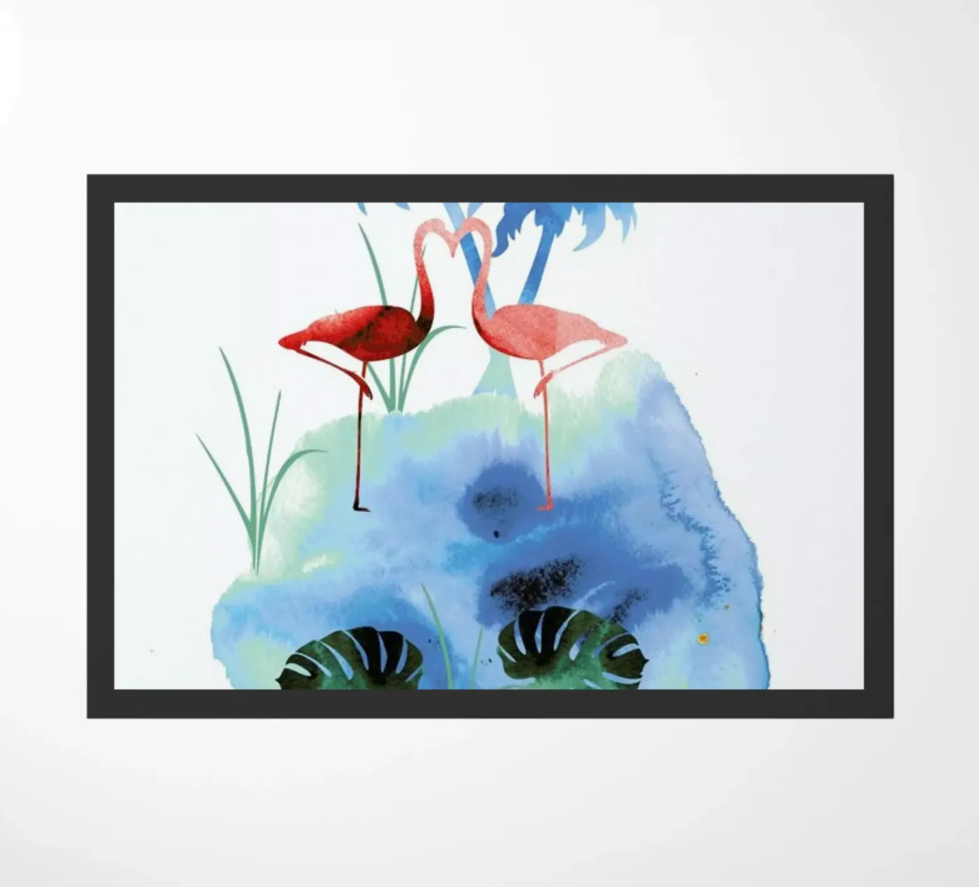 Flamingo Blues zerbino da XOXO Arte