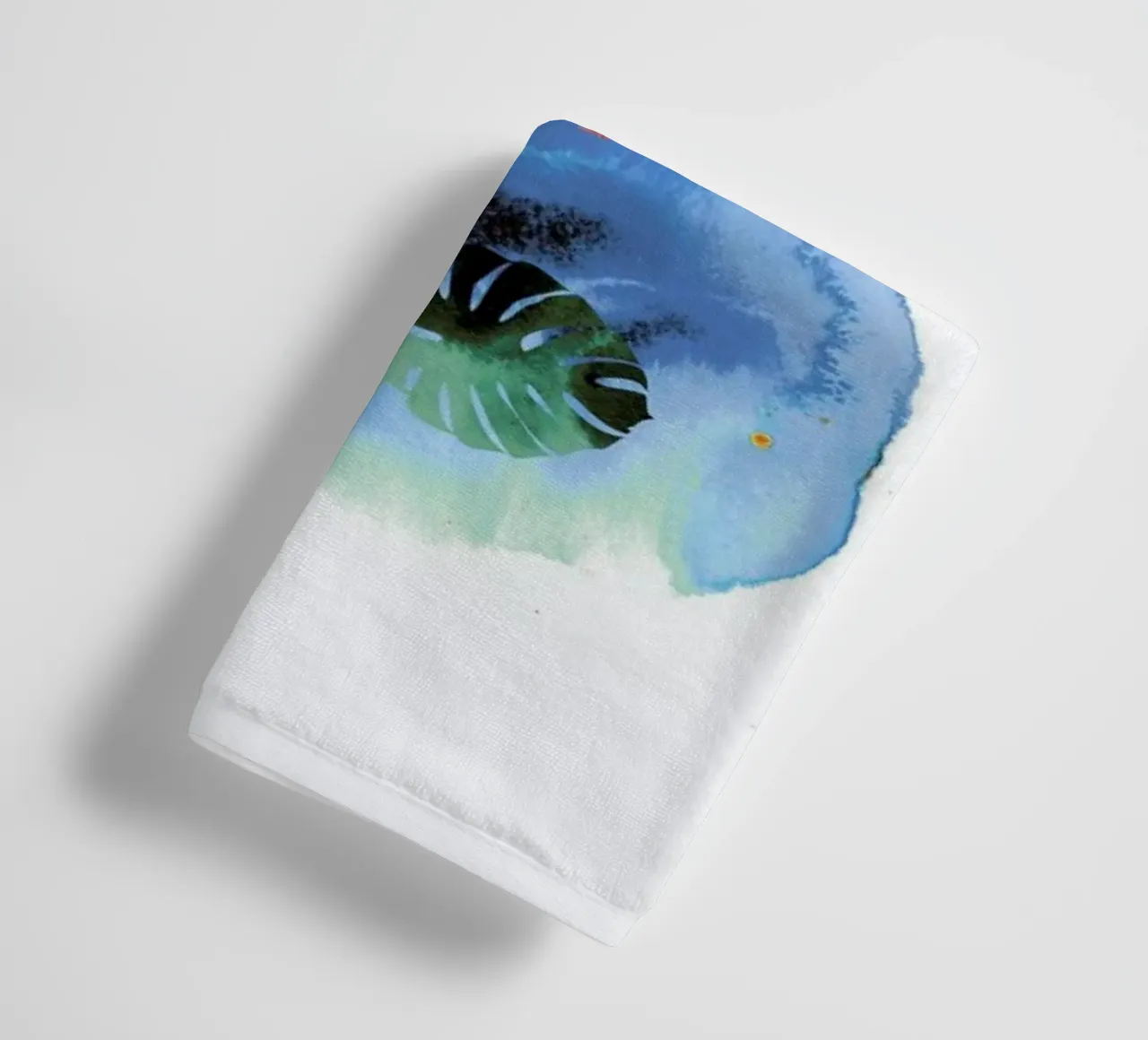 Flamingo Blues asciugamano da bagno da XOXO Arte