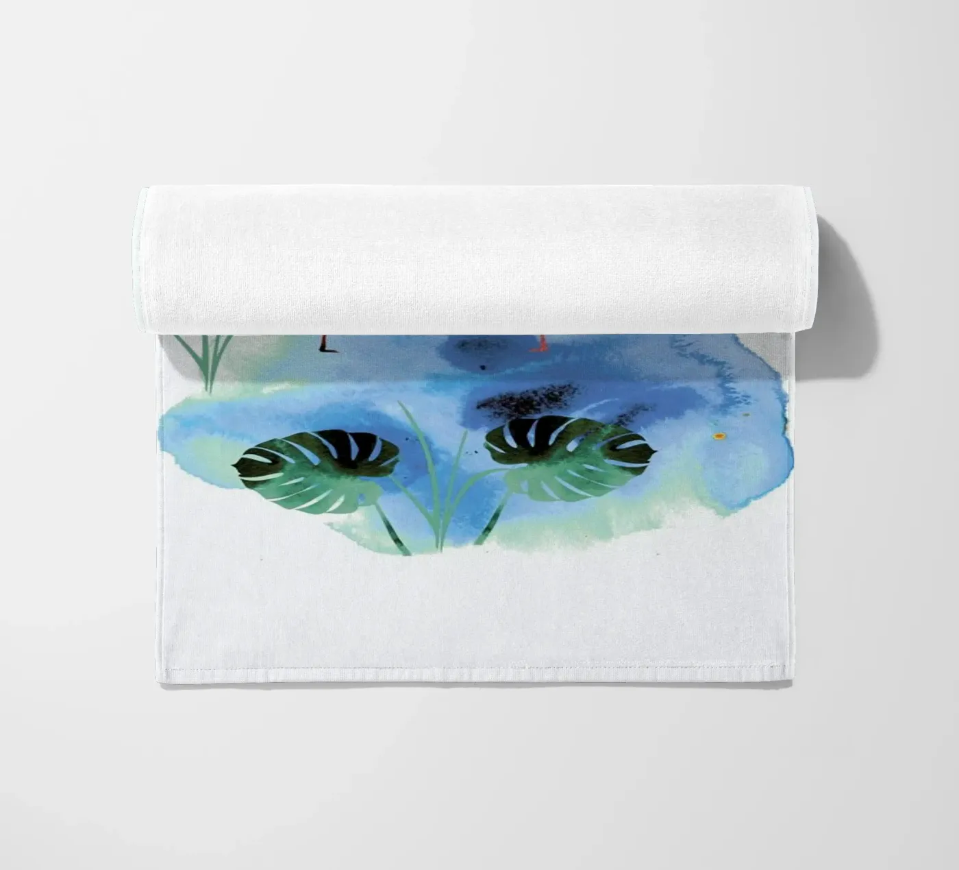 Flamingo Blues telo mare da XOXO Arte