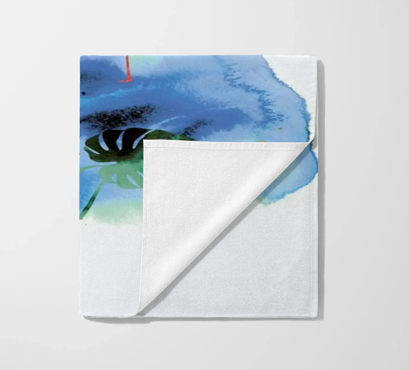 Flamingo Blues telo mare da XOXO Arte