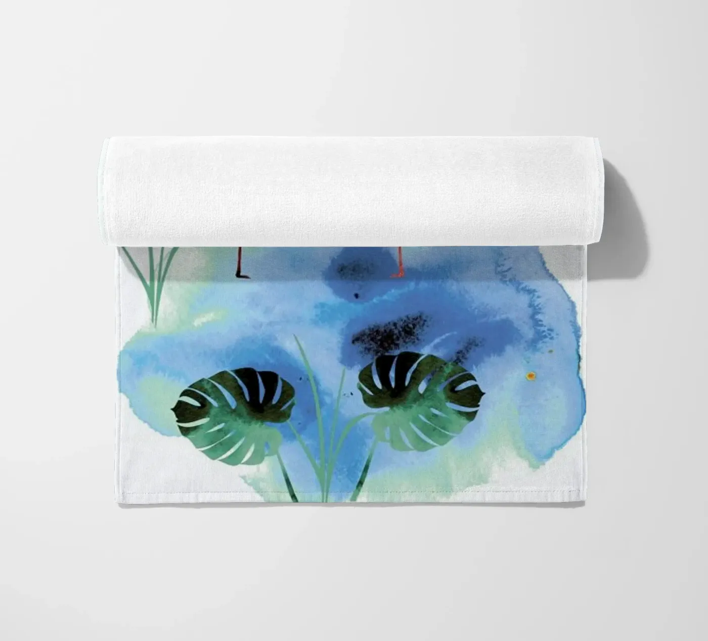 Flamingo Blues telo mare da XOXO Arte