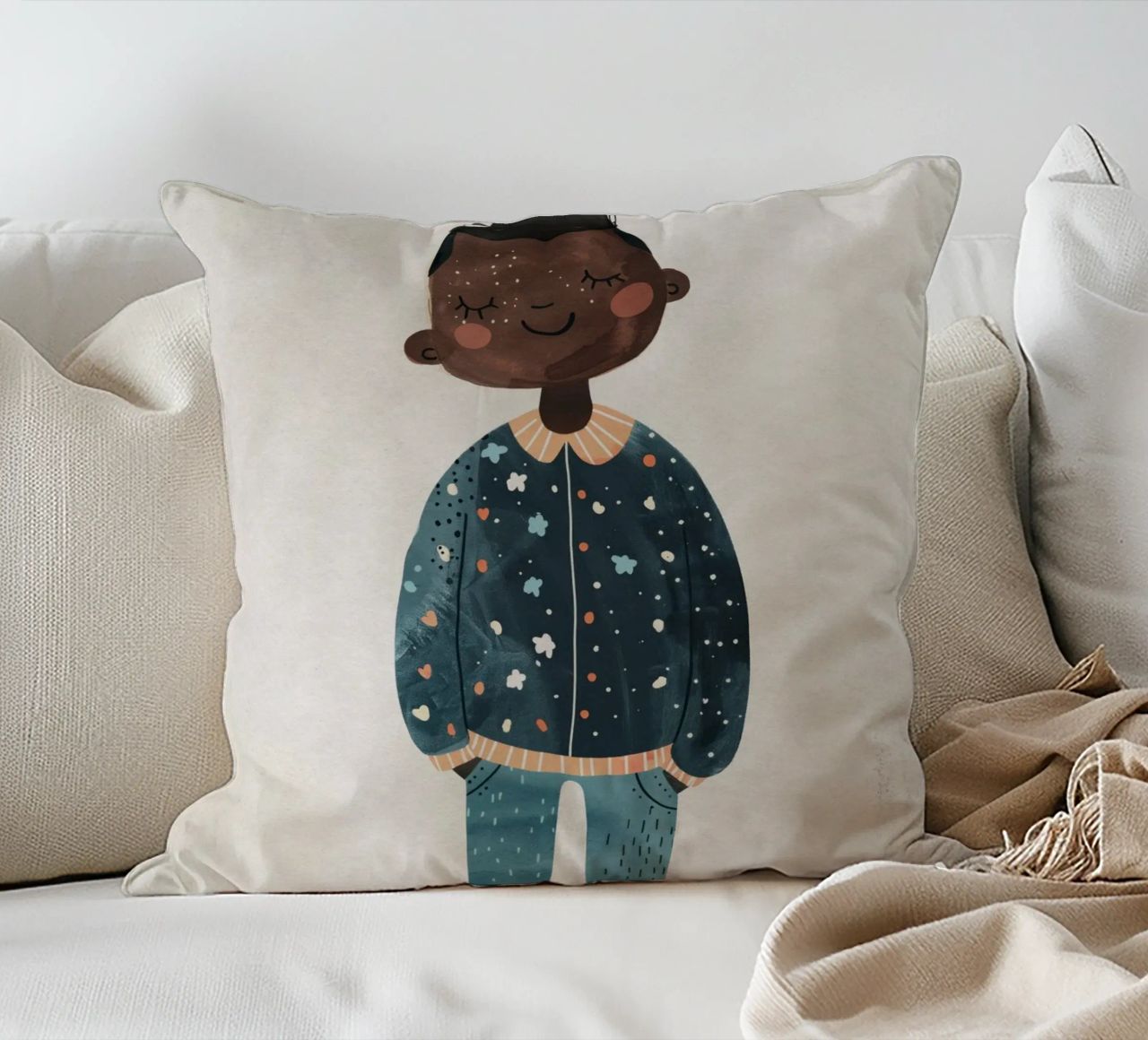 Boho Nursery 13 Dreamer cuscino da Boho Print Collection