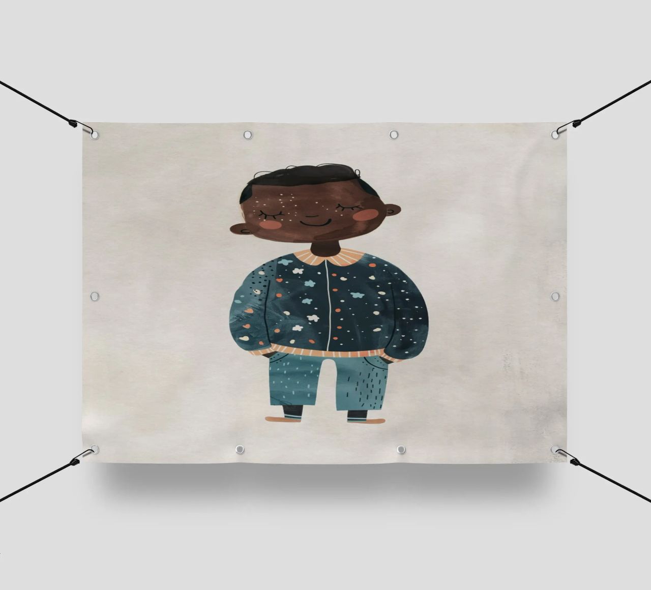 Boho Nursery 13 Dreamer telo in pvc da Boho Print Collection