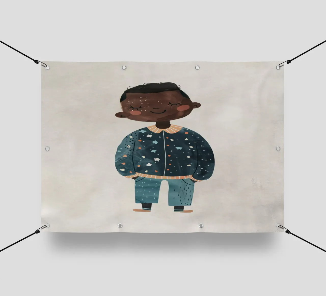 Boho Nursery 13 Dreamer telo in pvc da Boho Print Collection