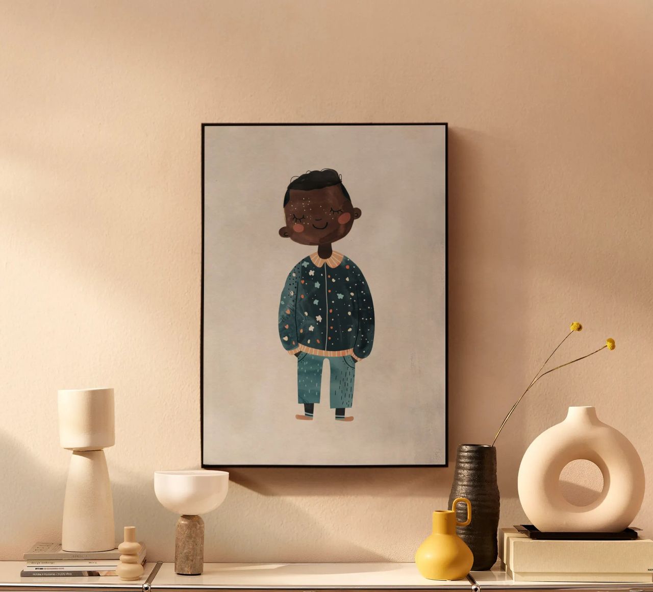 Boho Nursery 13 Dreamer alluminio dibond da Boho Print Collection