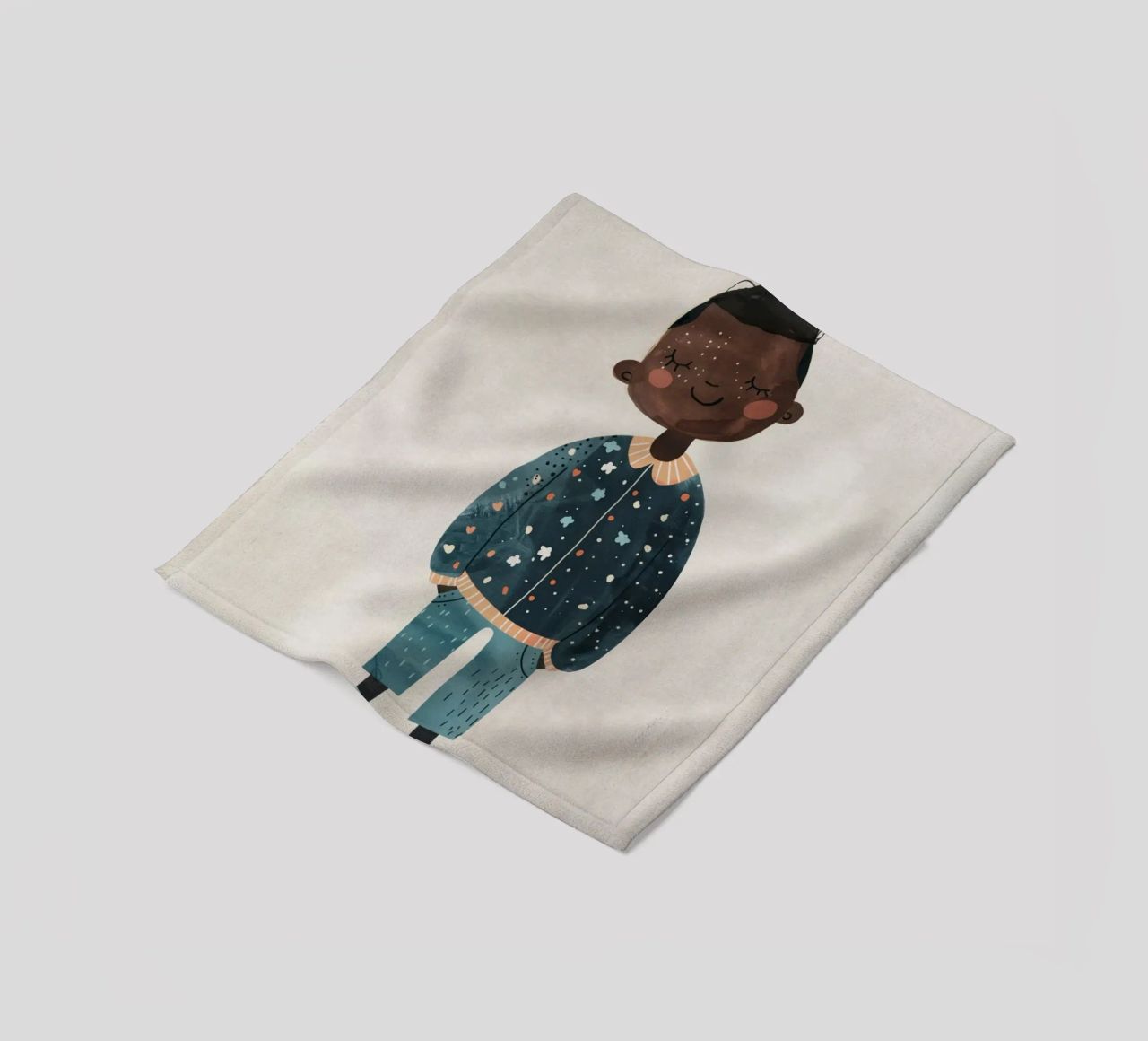 Boho Nursery 13 Dreamer coperta in pile da Boho Print Collection