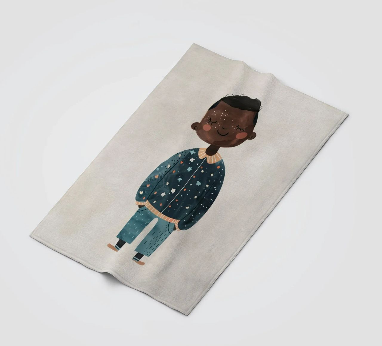 Boho Nursery 13 Dreamer coperta in pile da Boho Print Collection