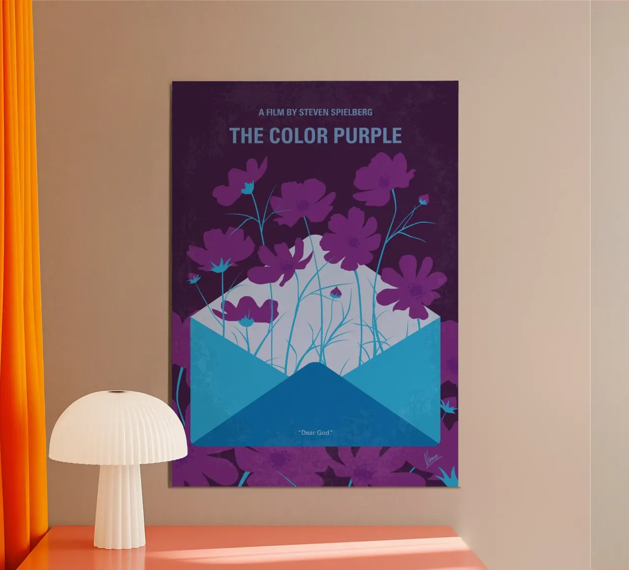No1109 My The Color Purple minimal movie poster poster da Chungkong