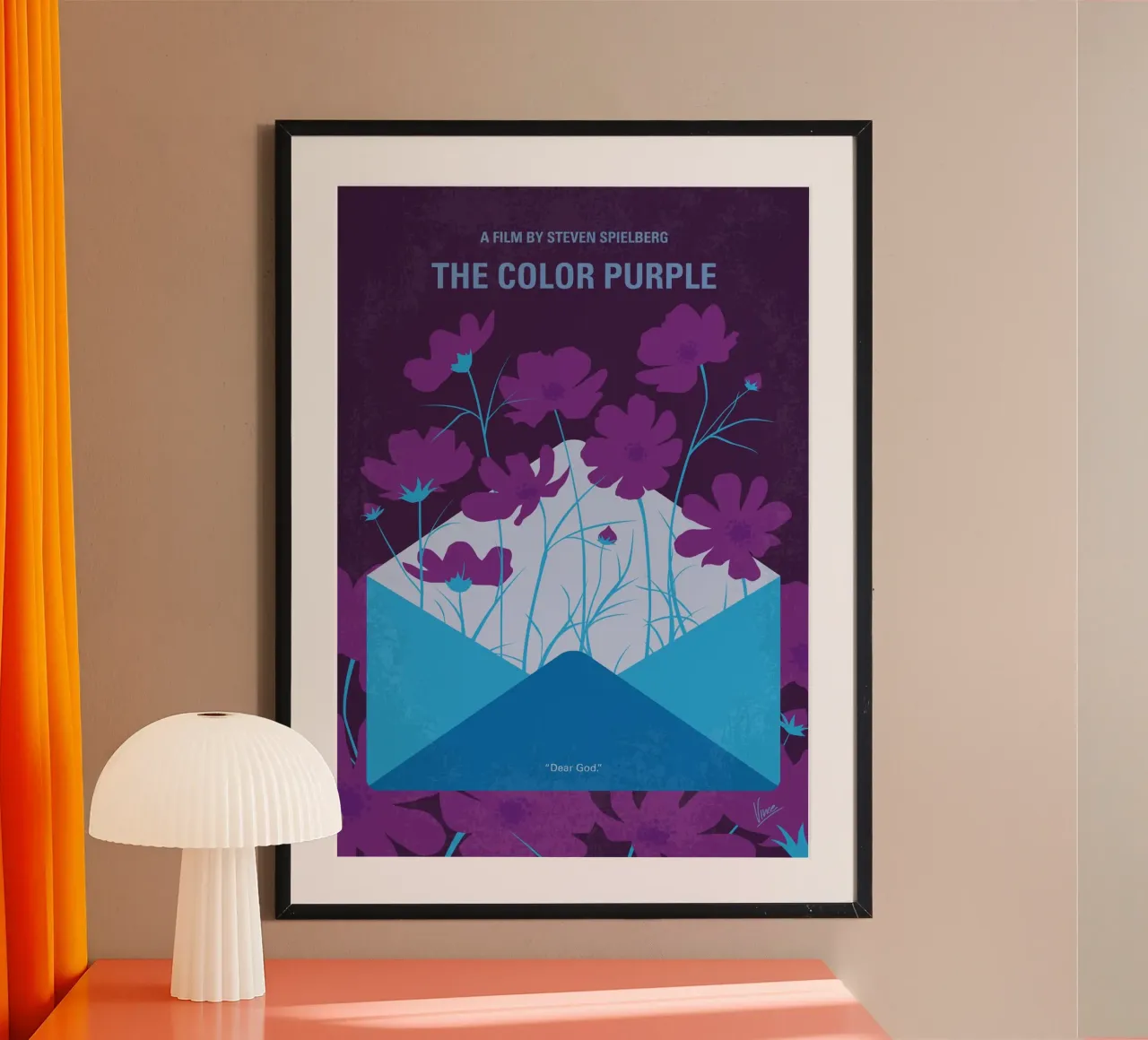 No1109 My The Color Purple minimal movie poster poster da Chungkong