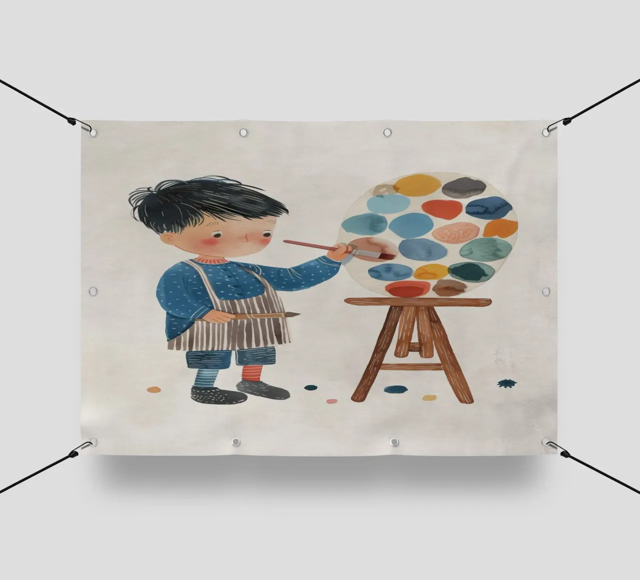 Boho Nursery 13 Painter telo in pvc da Boho Print Collection