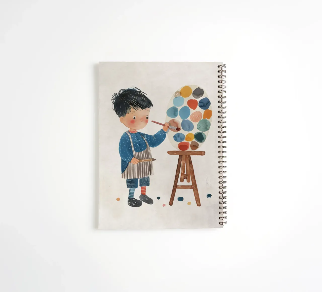Boho Nursery 13 Painter spiral notebook by Boho Print Collection