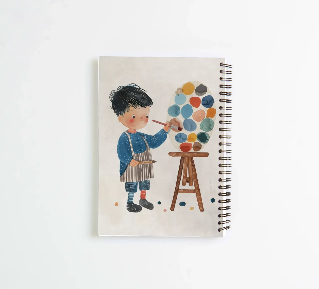 Boho Nursery 13 Painter spiral notebook by Boho Print Collection