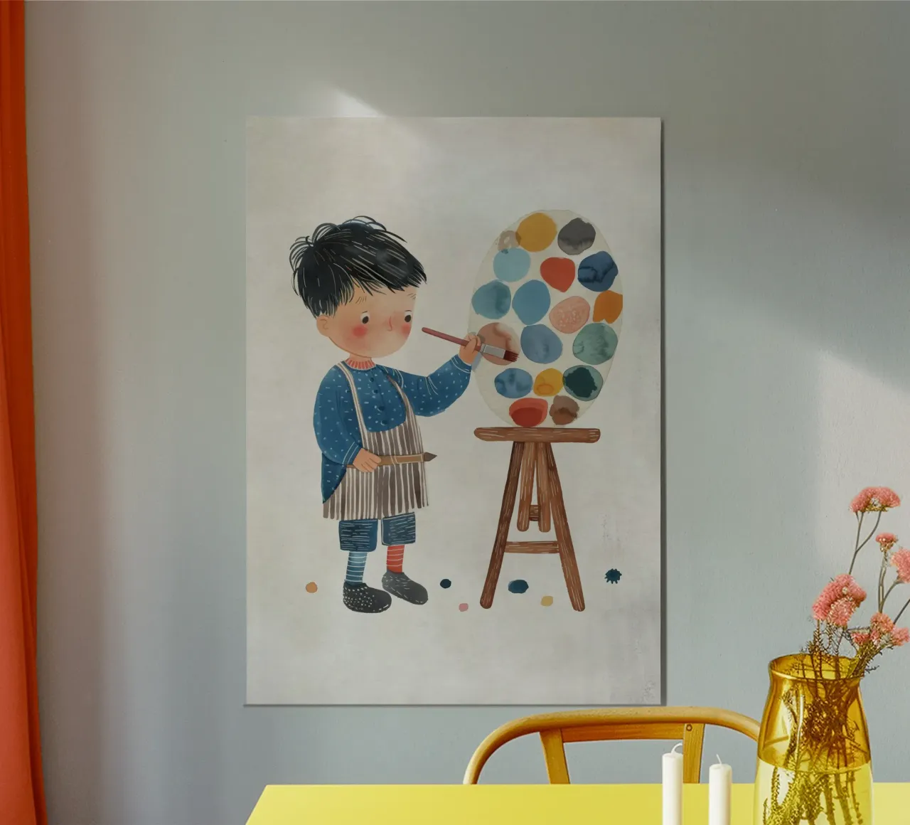 Boho Nursery 13 Painter alluminio dibond da Boho Print Collection