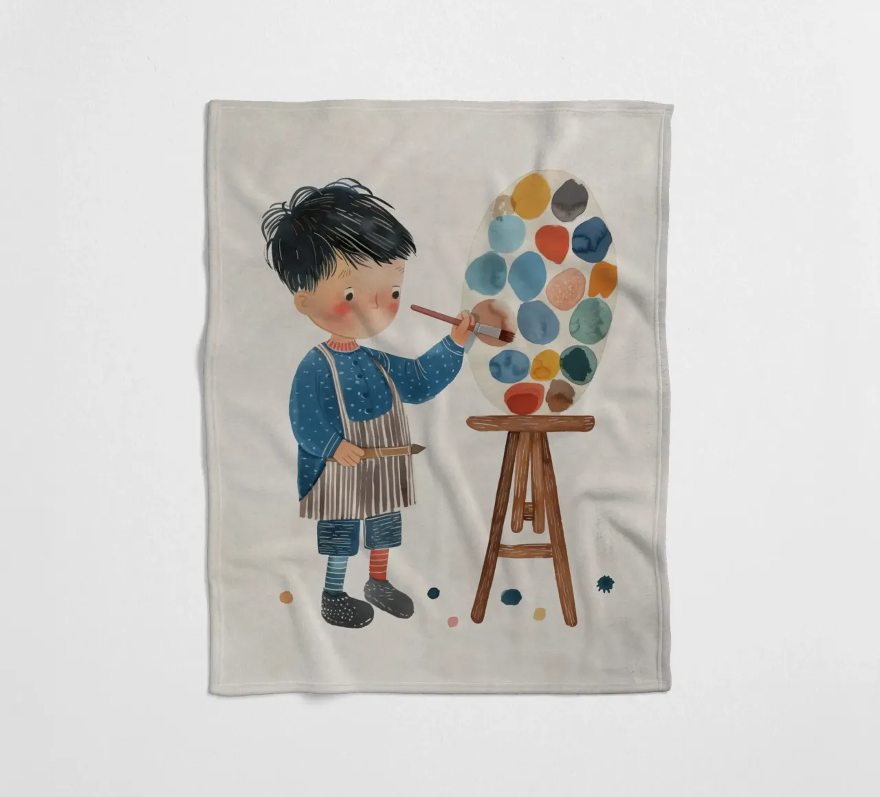Boho Nursery 13 Painter coperta in pile da Boho Print Collection