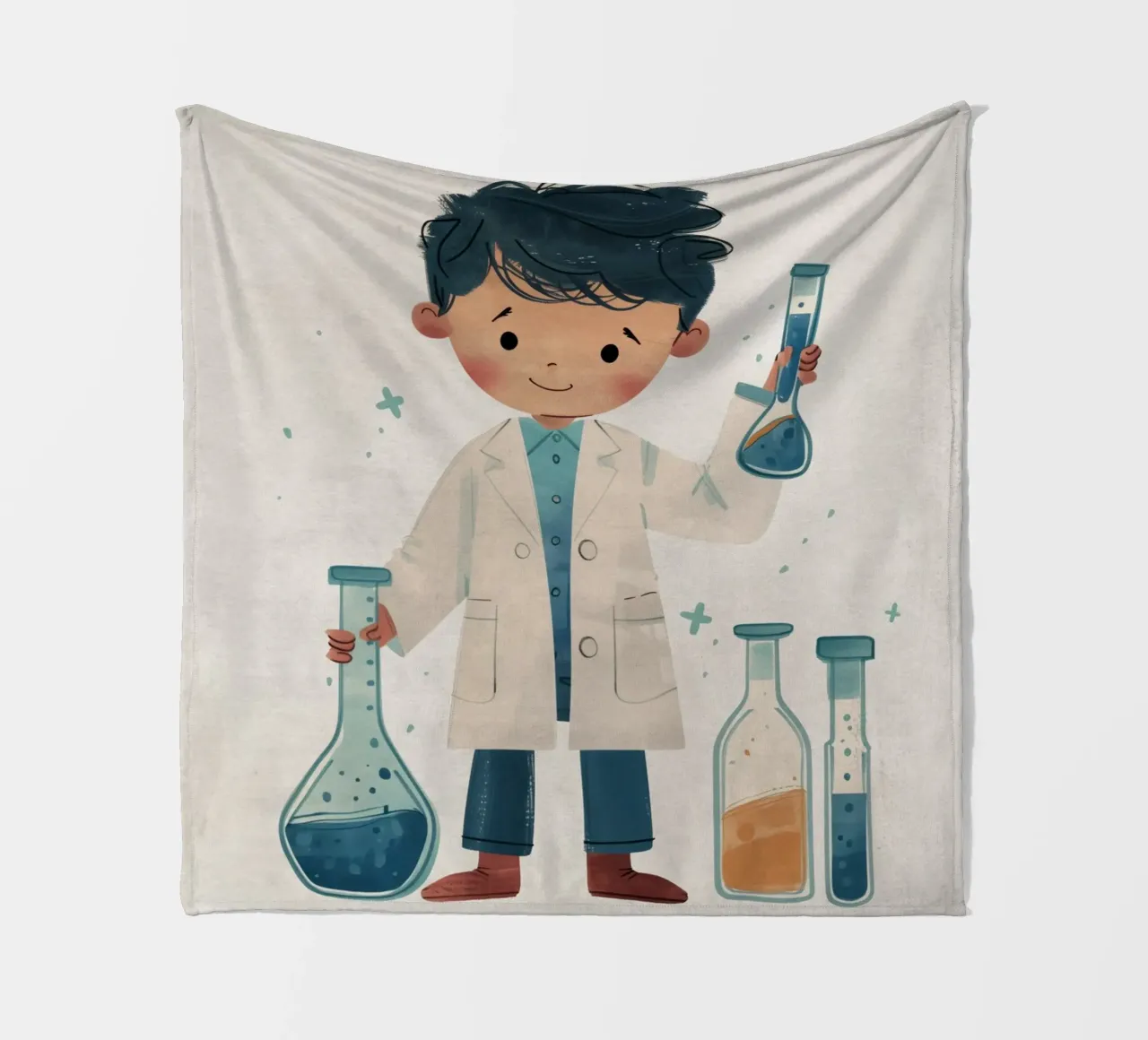 Boho Nursery 13 Scientist coperta in pile da Boho Print Collection