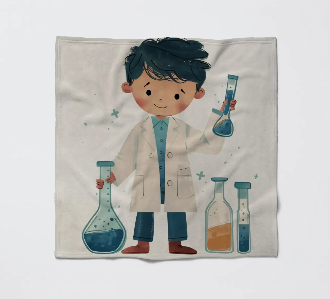 Boho Nursery 13 Scientist coperta in pile da Boho Print Collection