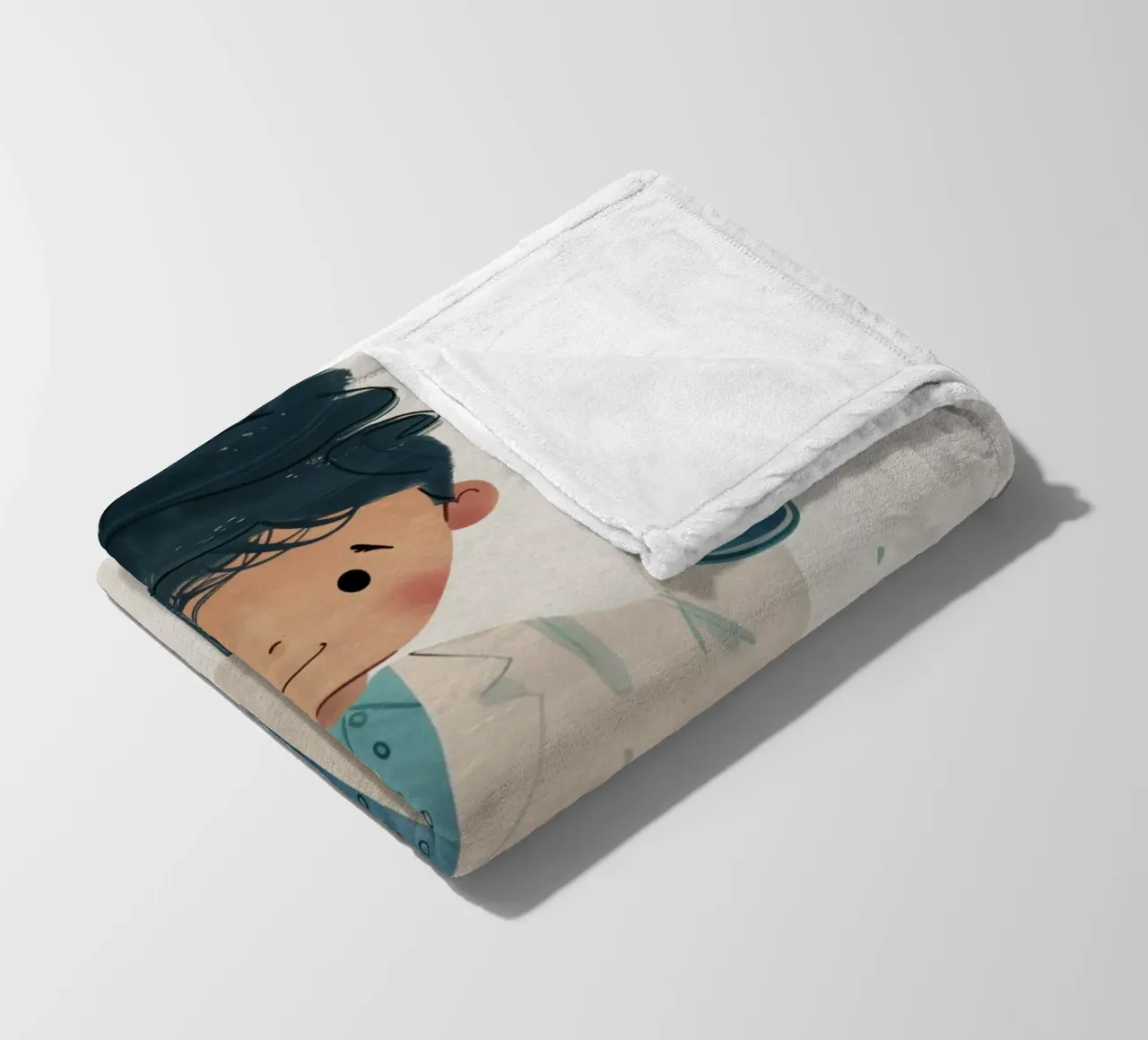 Boho Nursery 13 Scientist coperta in pile da Boho Print Collection