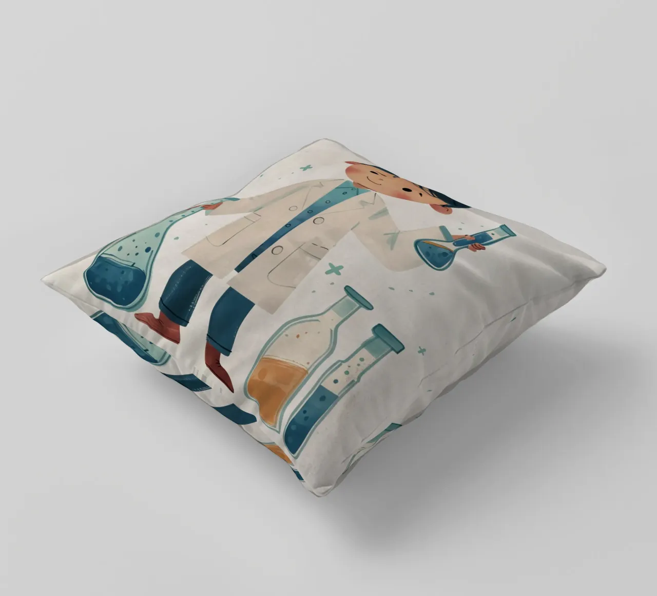 Boho Nursery 13 Scientist cuscino da Boho Print Collection