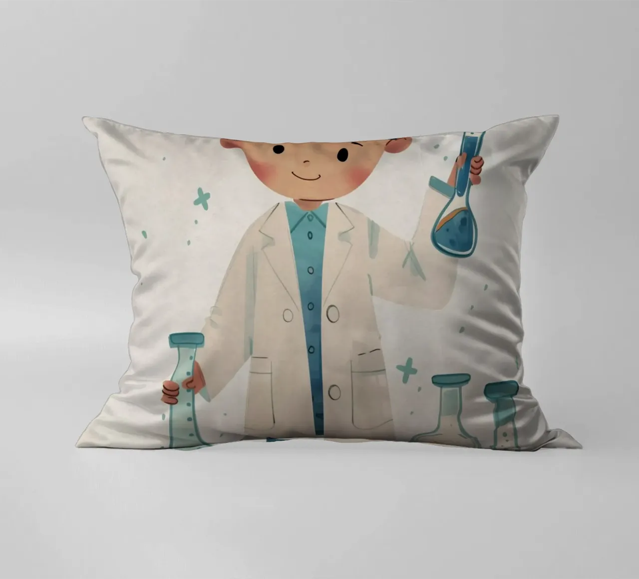 Boho Nursery 13 Scientist cuscino da Boho Print Collection