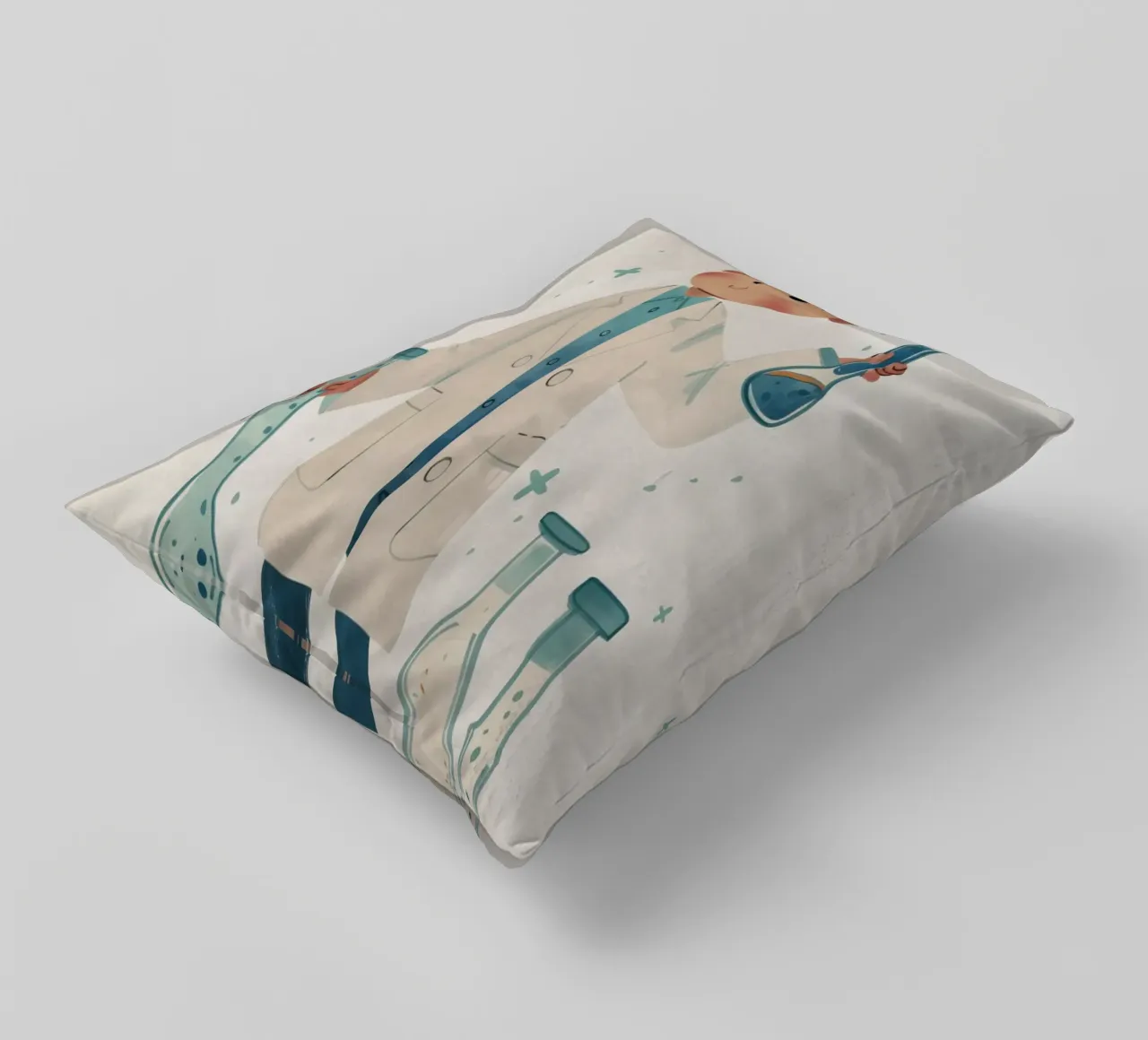 Boho Nursery 13 Scientist cuscino da Boho Print Collection