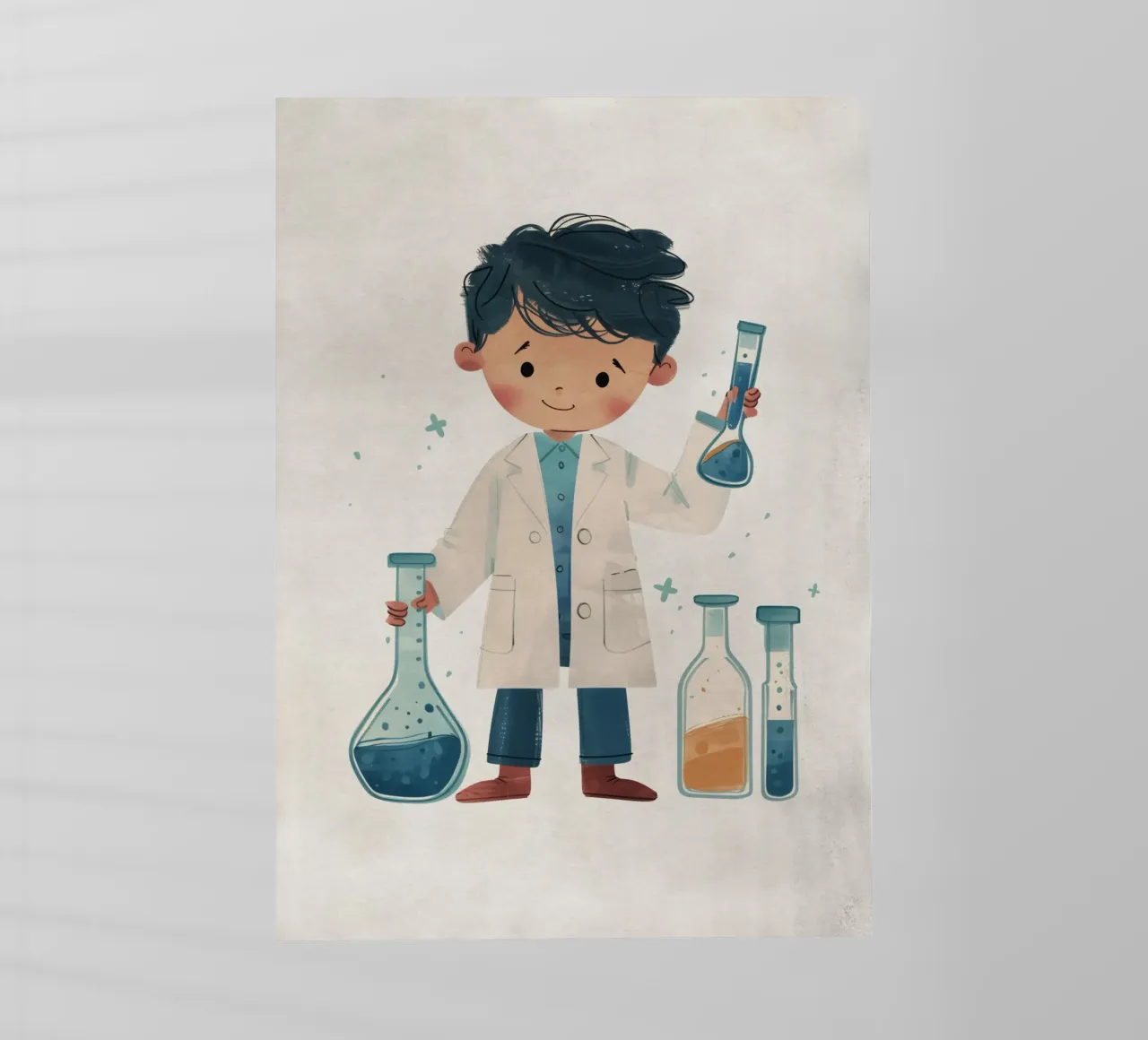 Boho Nursery 13 Scientist pellicola backlit da Boho Print Collection