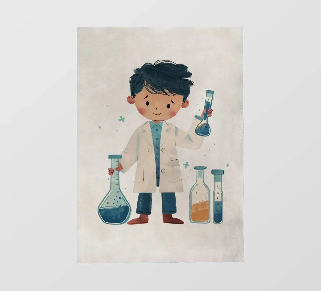 Boho Nursery 13 Scientist telo in pvc da Boho Print Collection