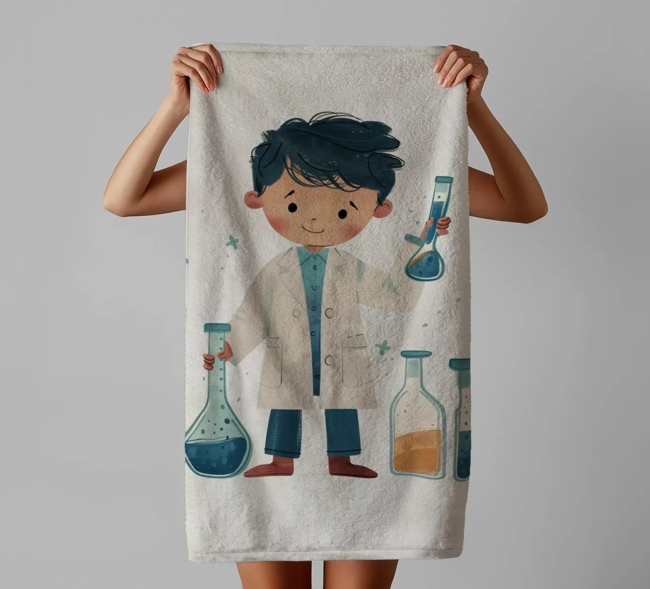 Boho Nursery 13 Scientist asciugamano da bagno da Boho Print Collection