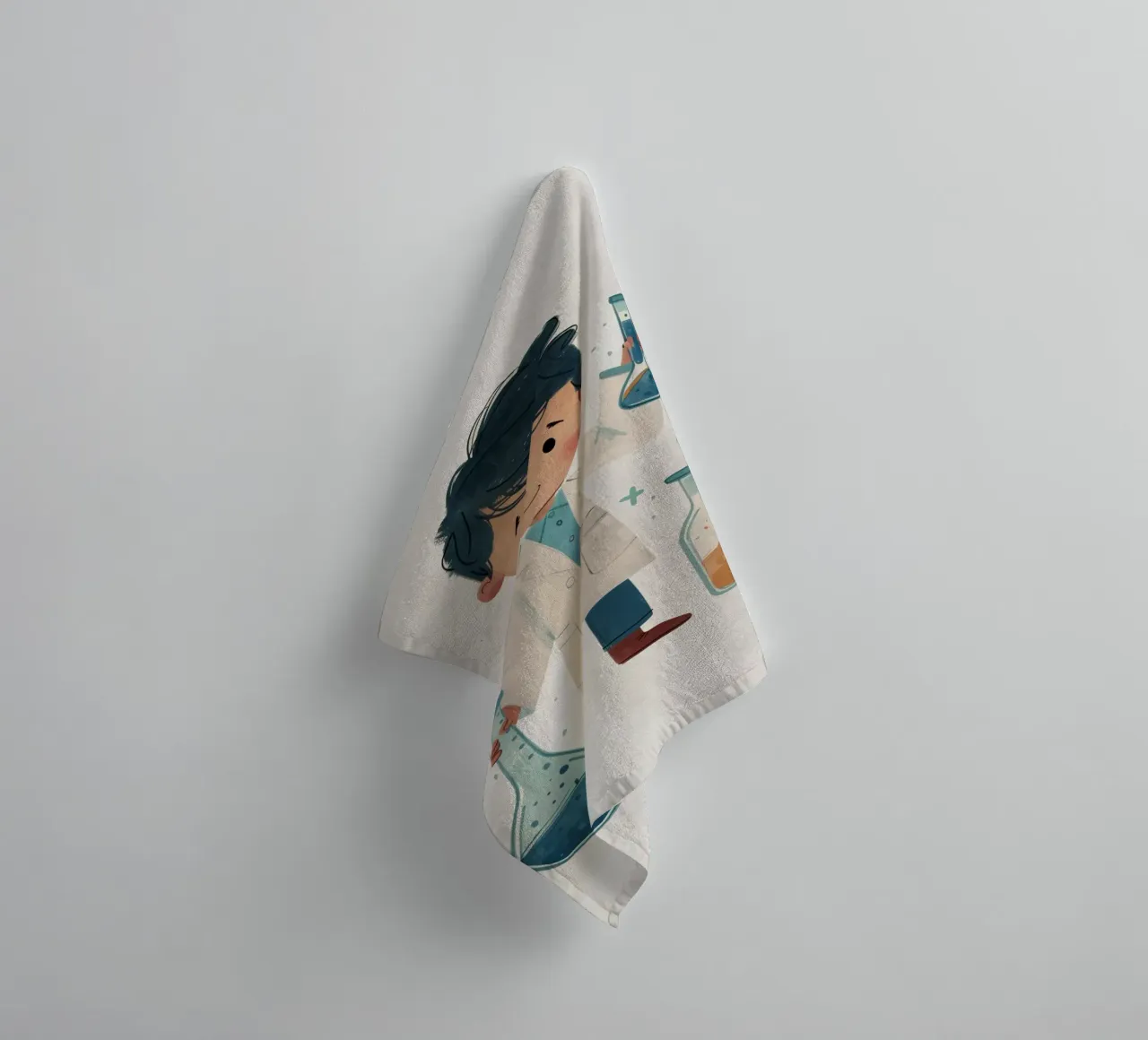 Boho Nursery 13 Scientist asciugamano da bagno da Boho Print Collection