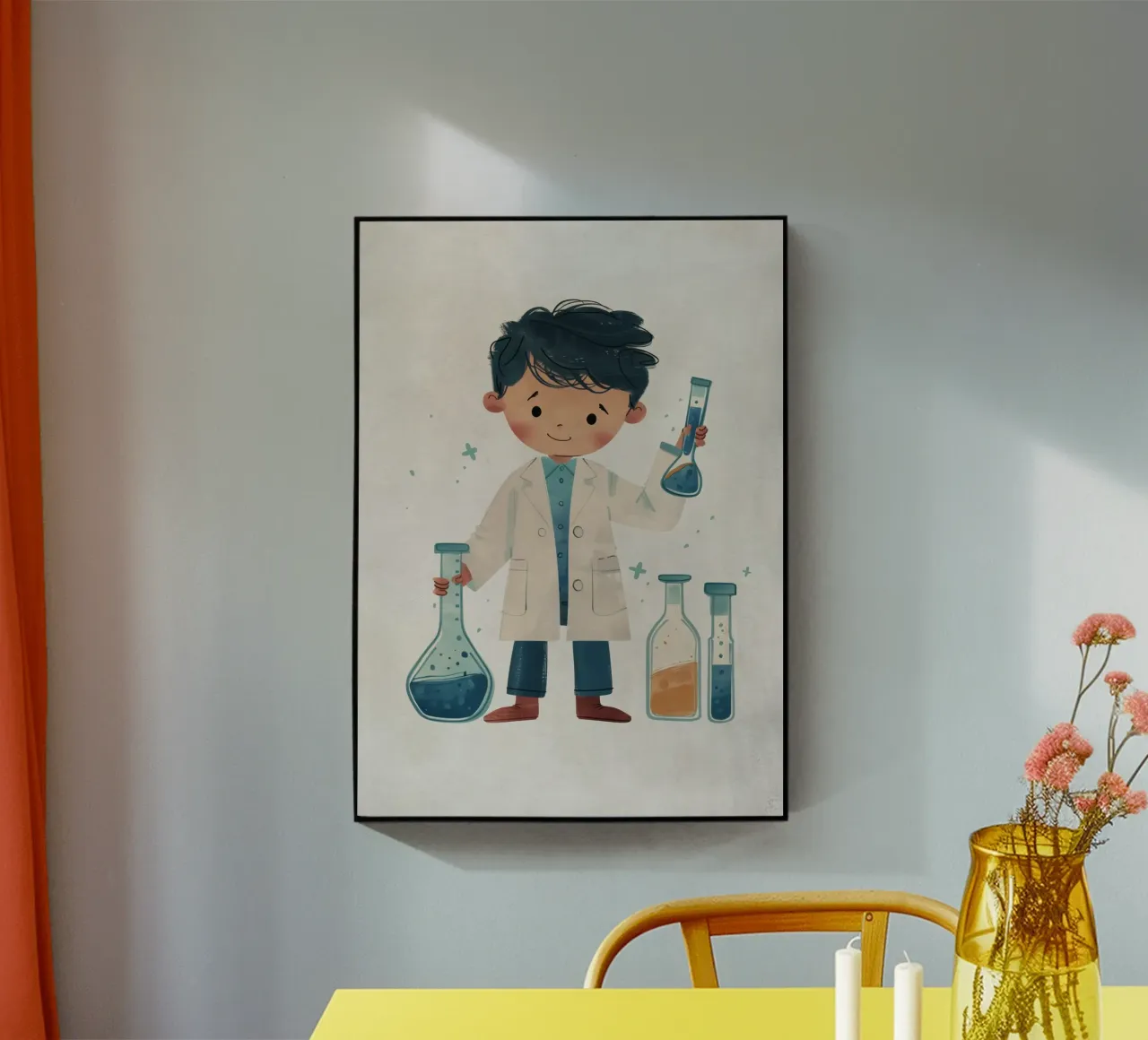 Boho Nursery 13 Scientist plexiglass da Boho Print Collection