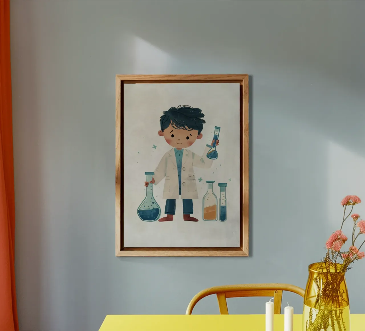 Boho Nursery 13 Scientist alluminio dibond da Boho Print Collection