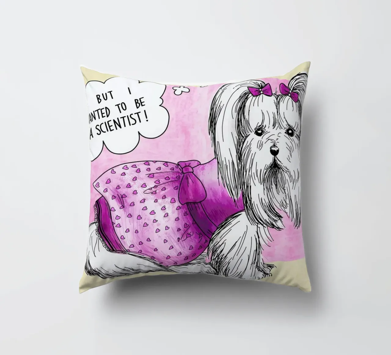 Dolly decorative cushion by Anna Fietta