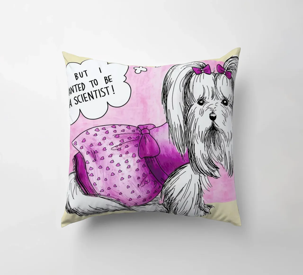 Dolly decorative cushion by Anna Fietta