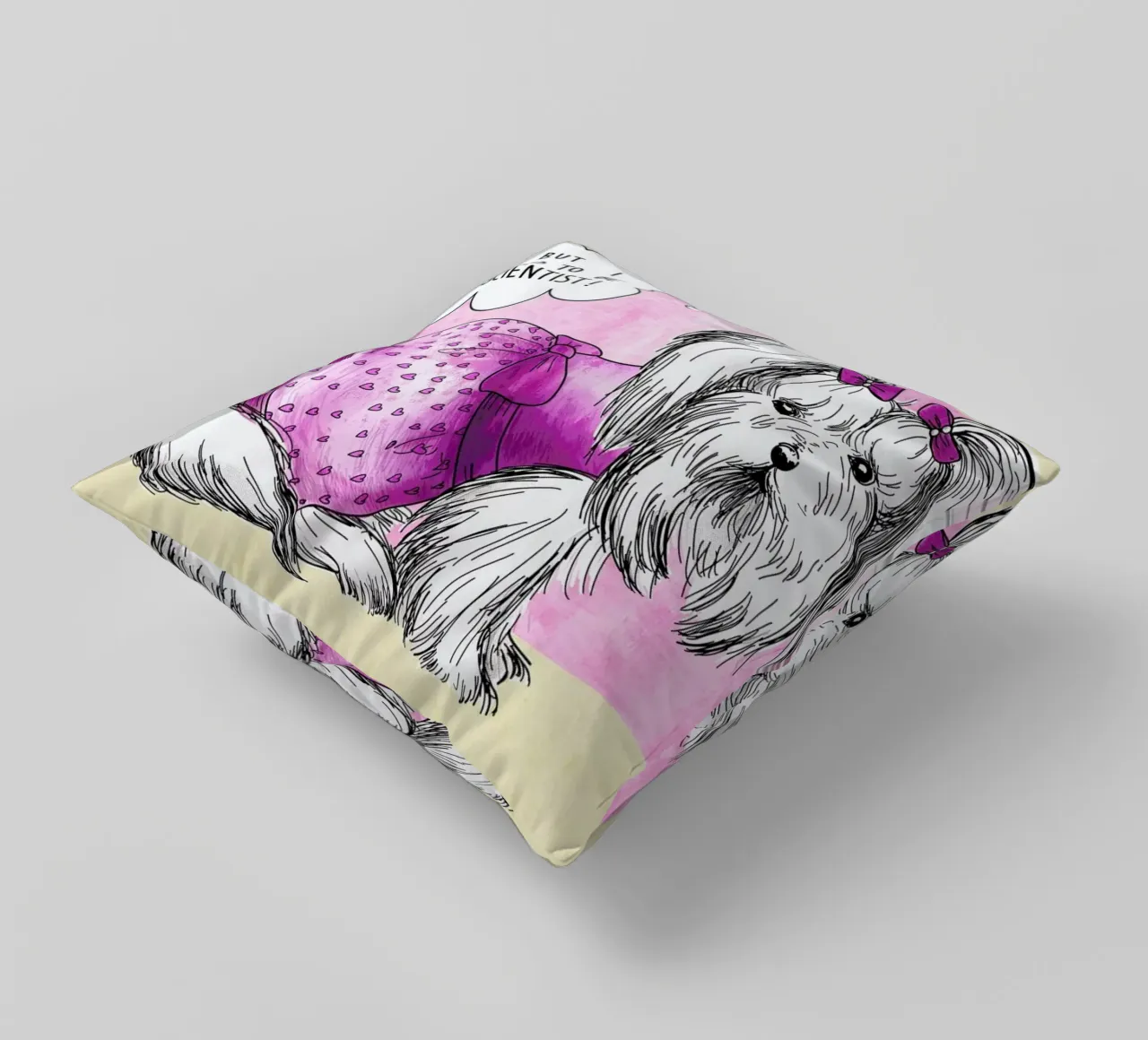 Dolly decorative cushion by Anna Fietta