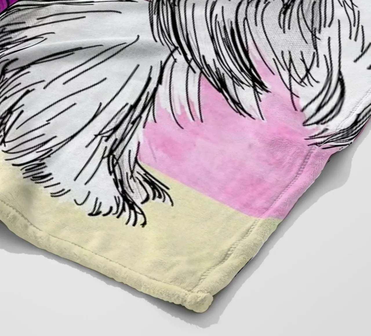 Dolly fleece blanket by Anna Fietta