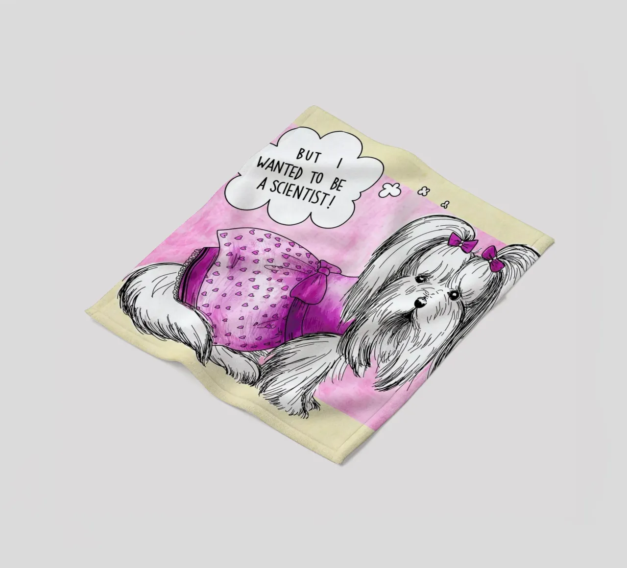 Dolly fleece blanket by Anna Fietta
