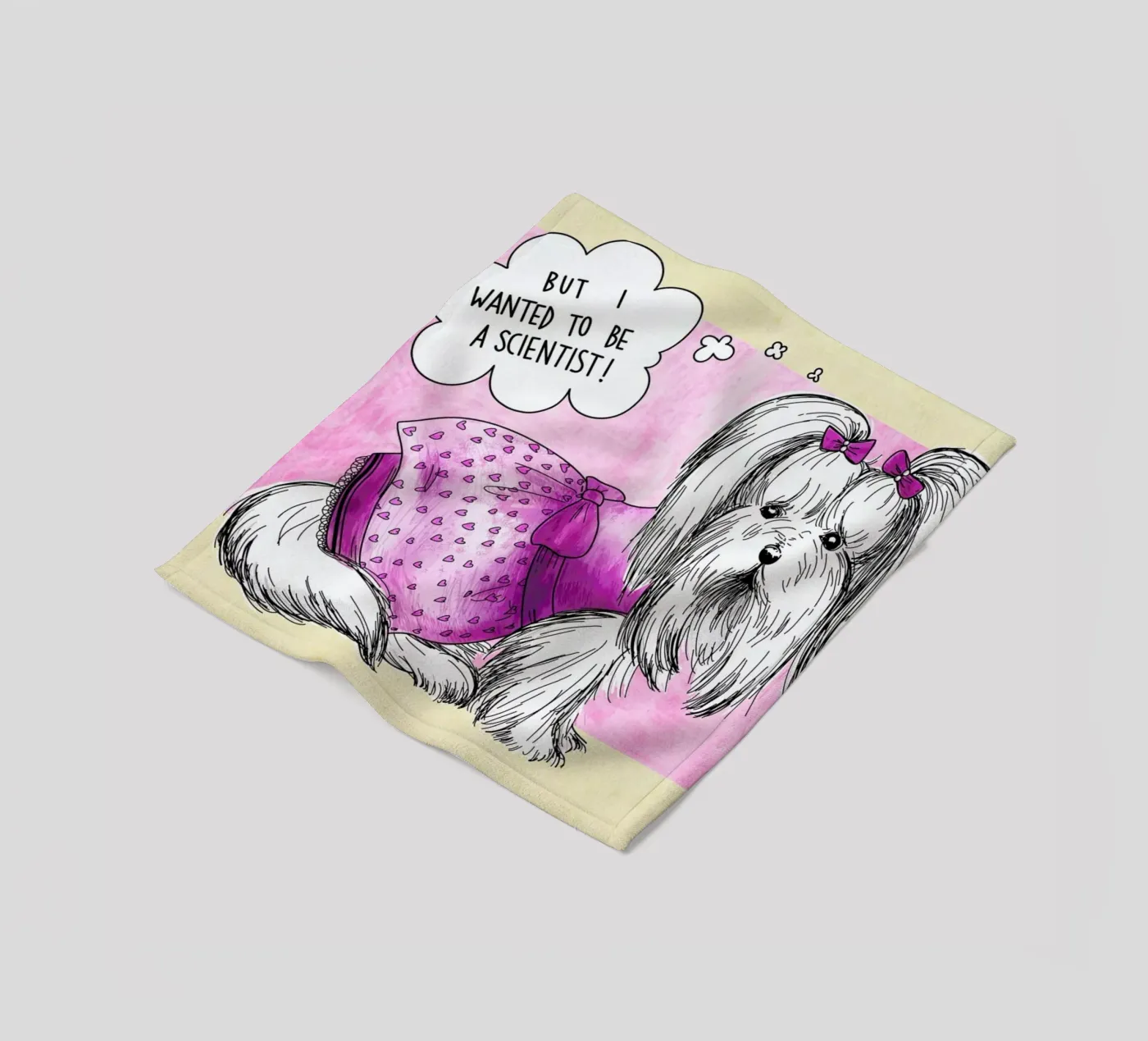Dolly fleece blanket by Anna Fietta