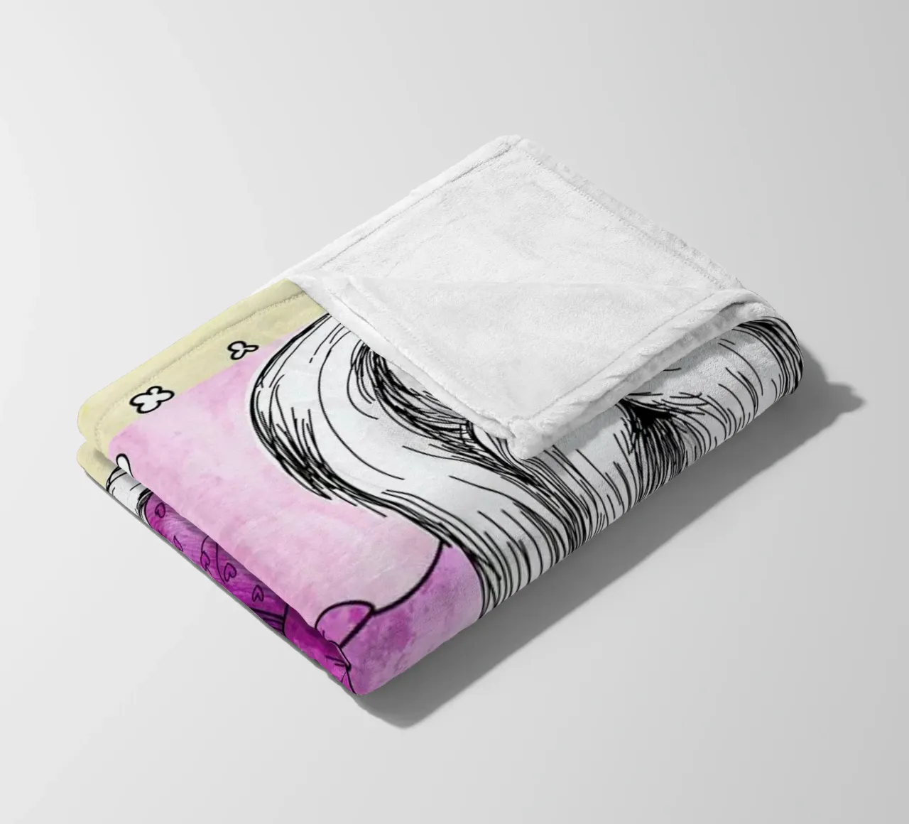 Dolly fleece blanket by Anna Fietta