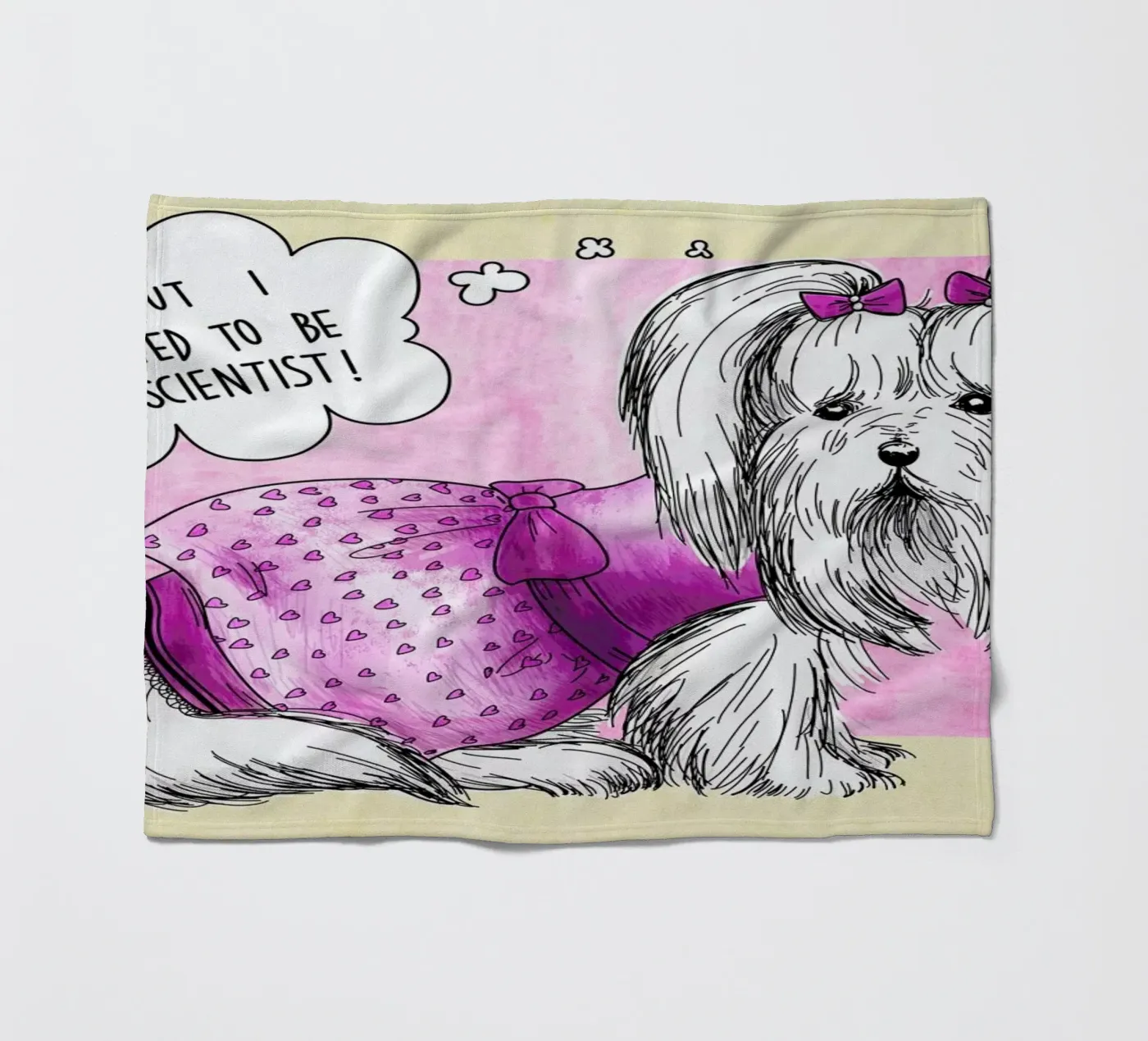 Dolly fleece blanket by Anna Fietta