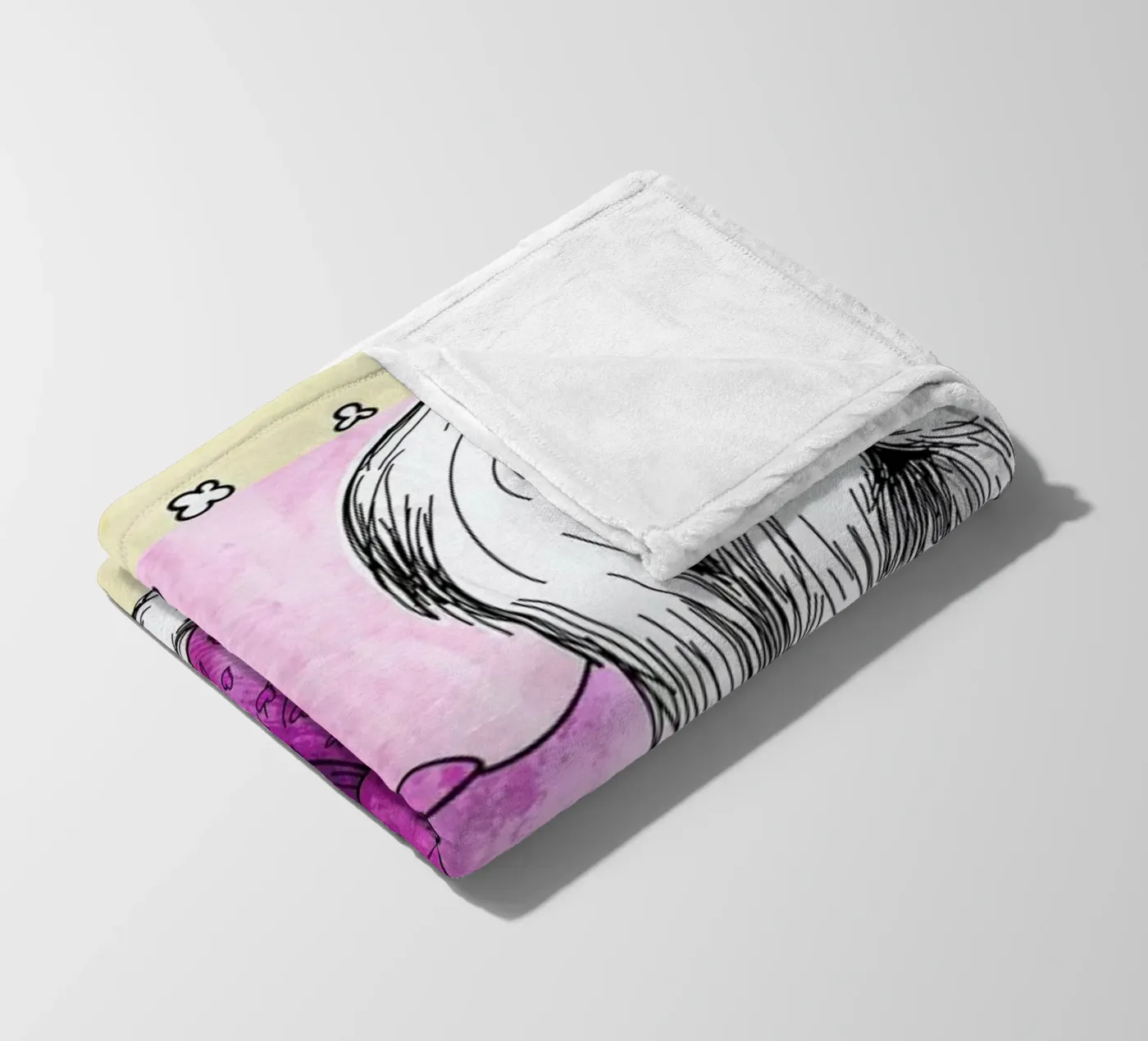 Dolly fleece blanket by Anna Fietta